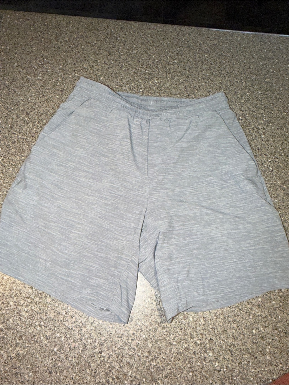 lululemon pace breaker linerless Men's Light Grey Athletic Shorts